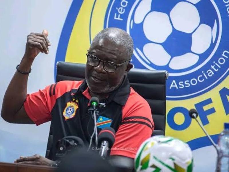 Le sélectionneur national de l'équipe nationale A' de la RDC, Otis Ngoma.