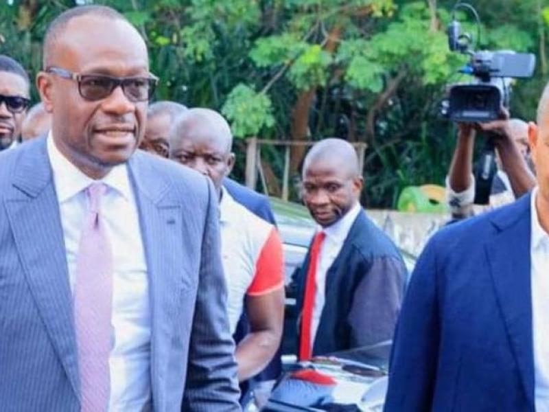 Delly Sesanga et Moïse Katumbi. [Photo d'illustration]