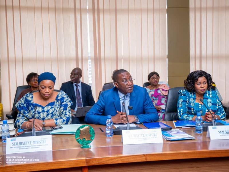Le ministre Guylain Nyembo président la réunion élargie du Comité de Pilotage des GTS avec les partenaires au développement [photo d’illustration]
