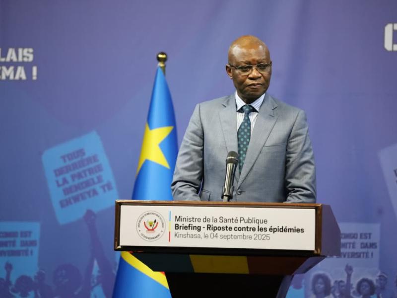 Docteur Roger Kamba, ministre de Santé, publique, hygiène et prévoyance sociale