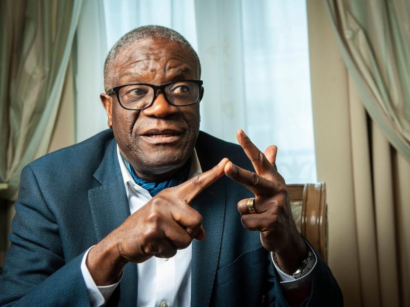 Dr Denis Mukwege,  Prix Nobel de la paix 2018 [photo d’illustration]