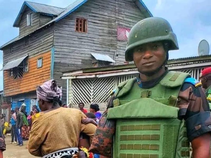 Reagan Mbuyi Kalonji, porte-parole des opérations Sokola 2 Sud Sud-Kivu [photo d’illustration]
