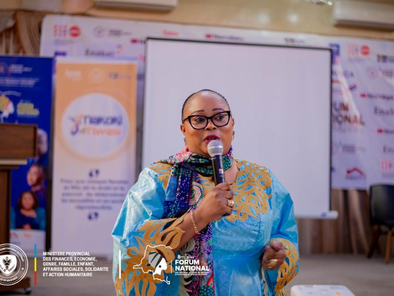 Yvette Tembo Kulemfuka, ministre provinciale de Kinshasa en charge du Genre