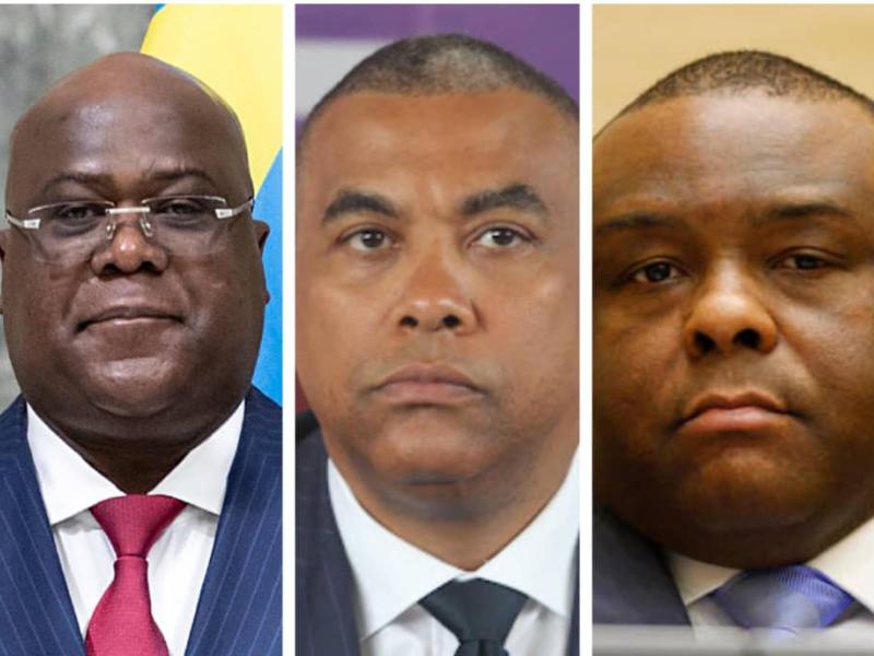 Félix Tshisekedi, Olivier Kamitatu, et Jean-Pierre Bemba. [ Photo d'illustration ]