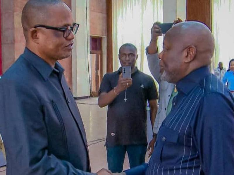 Peter Kazadi et Vital Kamerhe. [ Photo d'illustration ]