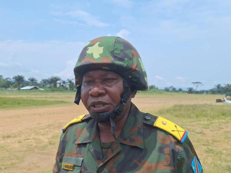 Major Nestor Mavudisa Kamba Mayoyo, porte-parole de la troisième zone de défense des FARDC