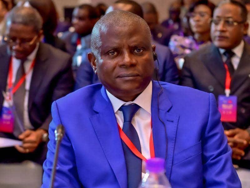 Le ministre de Développement rural,  Grégoire Mutomb Mutshail