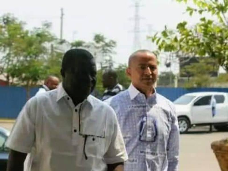 Frédéric Kitenge et Moïse Katumbi, respectivement Manager et Président du TP Mazembe. [ Photo d'illustration ]