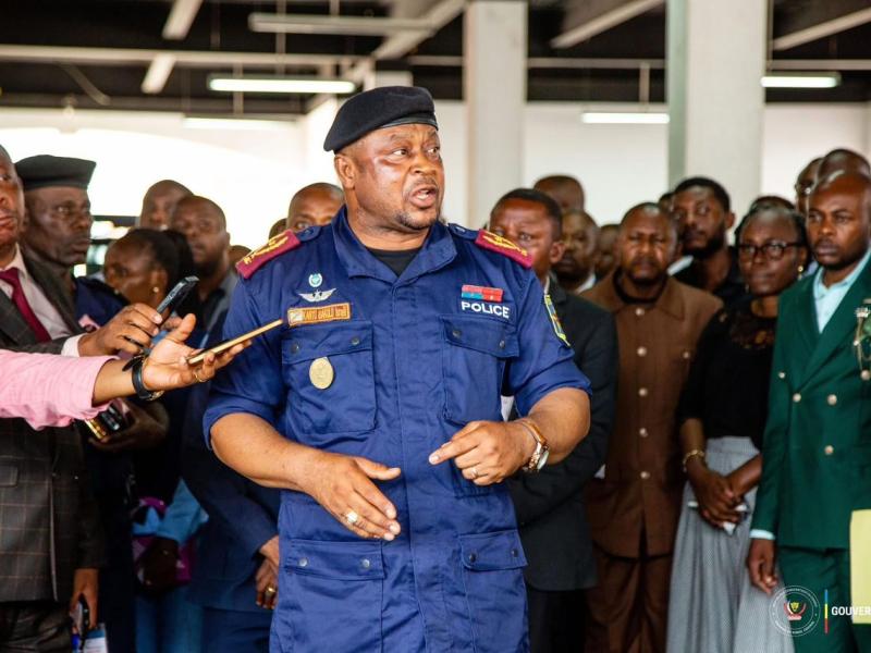 Le commandant de la police de Kinshasa, Israël Kantu [photo d'illustration]