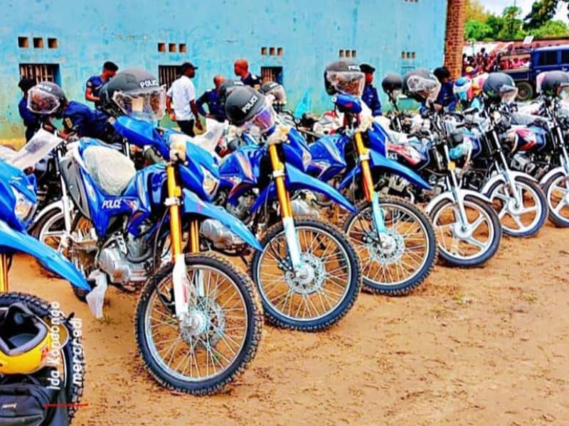 La Fondation Doudou Fwamba appuie la PNC avec 30 motos à Kisangani [photo d’illustration]