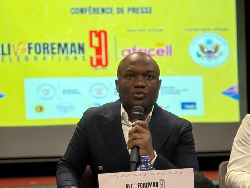 Déo Kasongo, patron de DIVO et Organisateur des célébrations du 50ème anniversaire du combat ALI-FOREMAN
