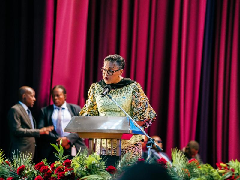 La Première Ministre, Judith Suminwa Tuluka