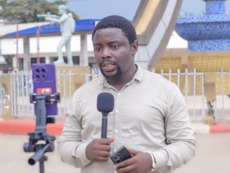 Le journaliste David-Gaston Mukendi de Kis24.info basé à Kisangani [photo d’illustration]