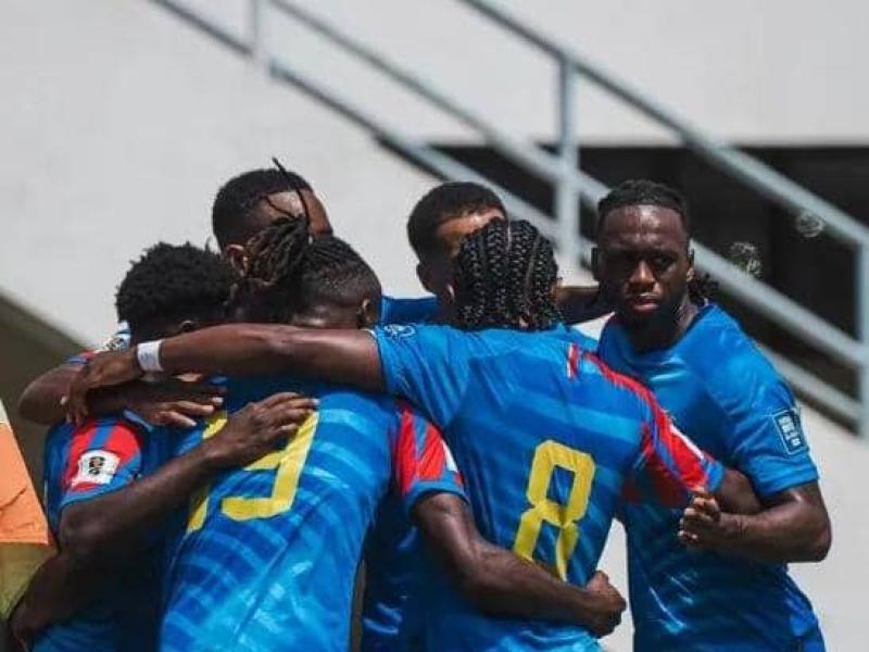Les Léopards de la RDC en pleine célébration d'un but à Lome. [Photo d'illustration]