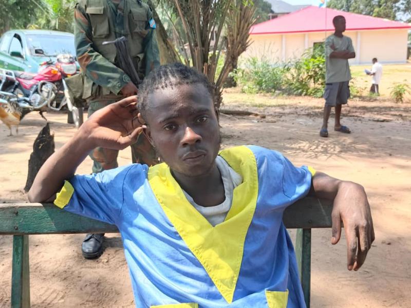 Clovis Kamosi, chef de gang du quartier Wenze, arrêté par les FARDC