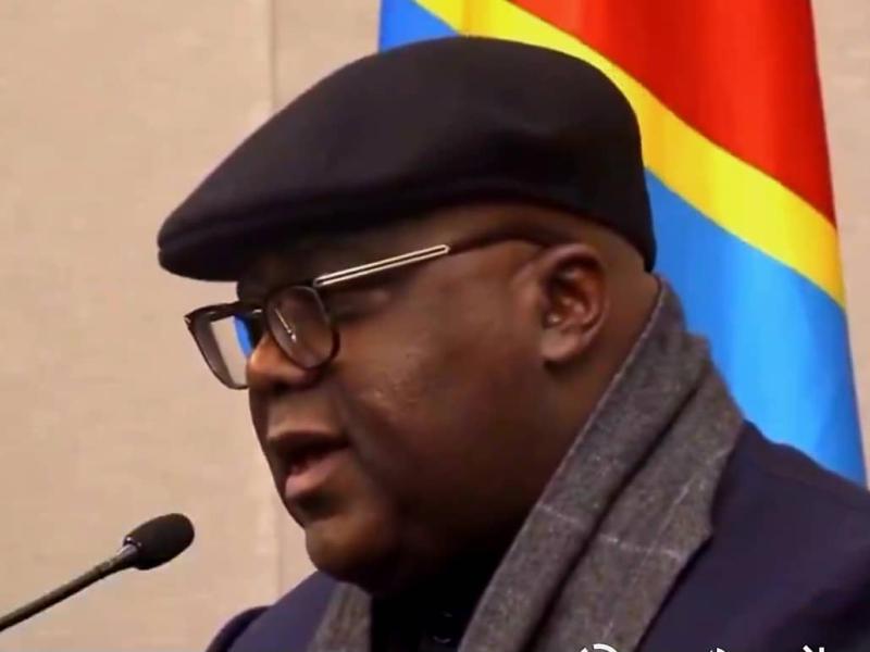 Le Président de la RDC, Félix Antoine Tshisekedi Tshilombo