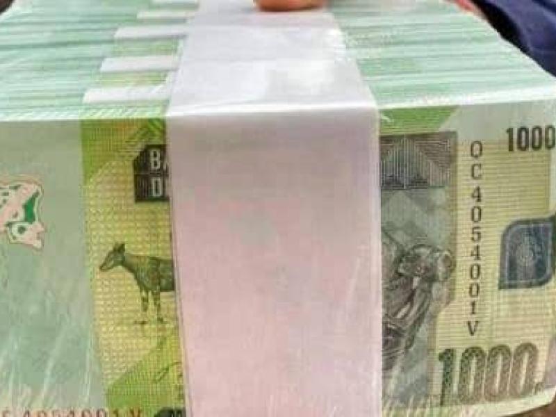 Des billets de 1000 francs congolais [photo d’illustration]