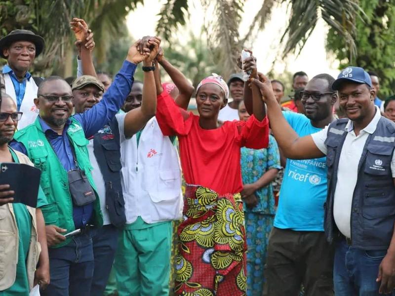 La première patiente guérie d’Ebola à Bulape