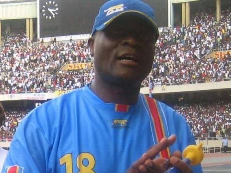 Constant Omari, lors d'une rencontre des Léopards, au Stade des Martyrs, en 2007. [Photo d'illustration]