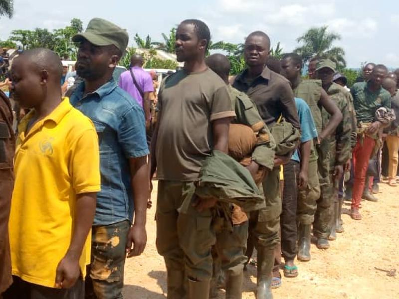Trente-deux rebelles du M23-AFC ont été remis aux  FARDC, à Walikale [photo d’illustration]