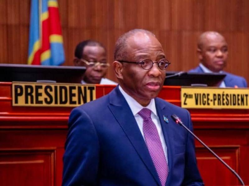 Guillaume Ngefa, ministre de la Justice et Garde des Sceaux en RDC, au Sénat [photo d’illustration]