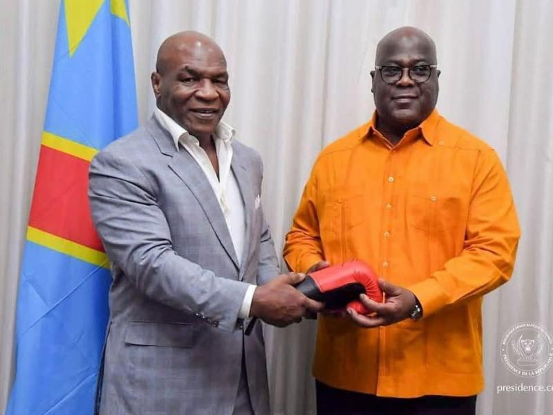 Félix Tshisekedi et la légende de la boxe américaine, Mike Tyson