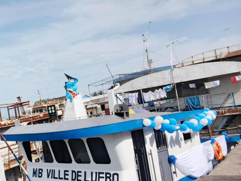 Bateau Luebo, don du député Léon Mubikayi