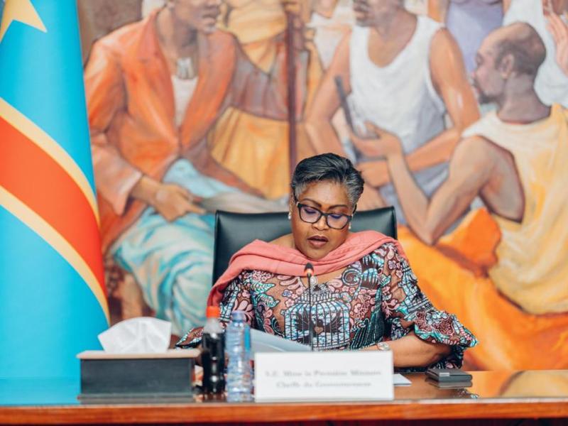 La Première Ministre Judith Suminwa Tuluka