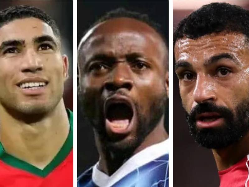 Achraf Hakimi, Fiston Mayele, et Mohamed Salah. [Photo d'illustration]