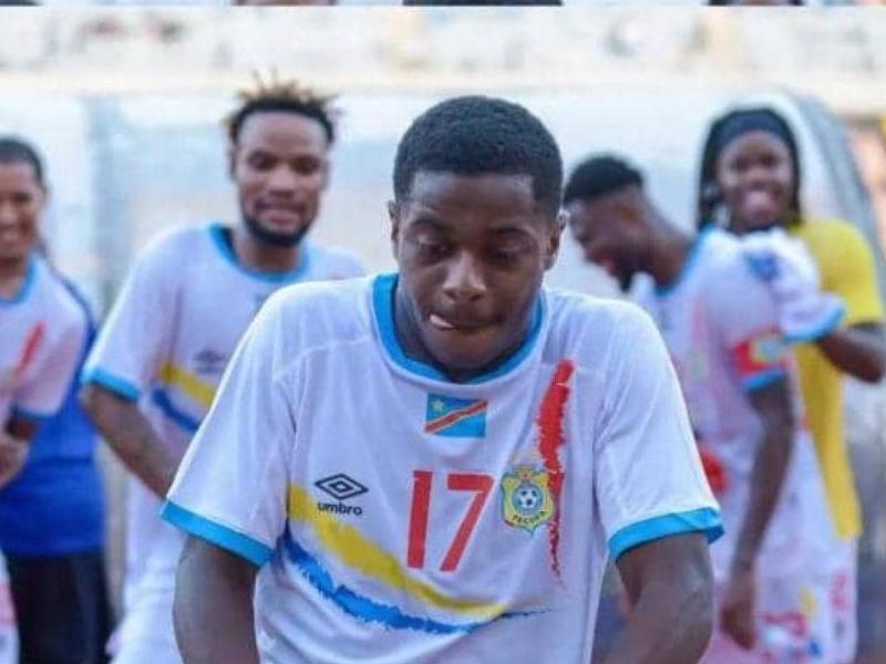 Noah Sadiki sous les couleurs de la RDC. [Photo d'illustration]