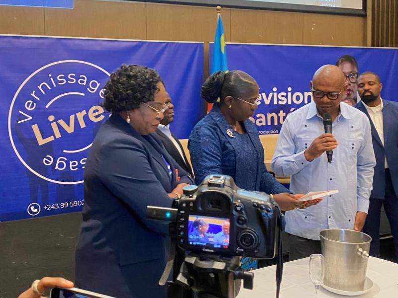 Vernissage du livre " télévision et santé à l'hôtel Hilton à Kinshasa [photo d'illustration]