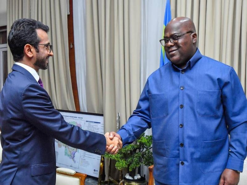 Le chargé d’affaires par intérim de l’ambassade de l’État du Qatar en RDC, Shafi bin Newaimi Al Hajri reçu par le Président Tshisekedi