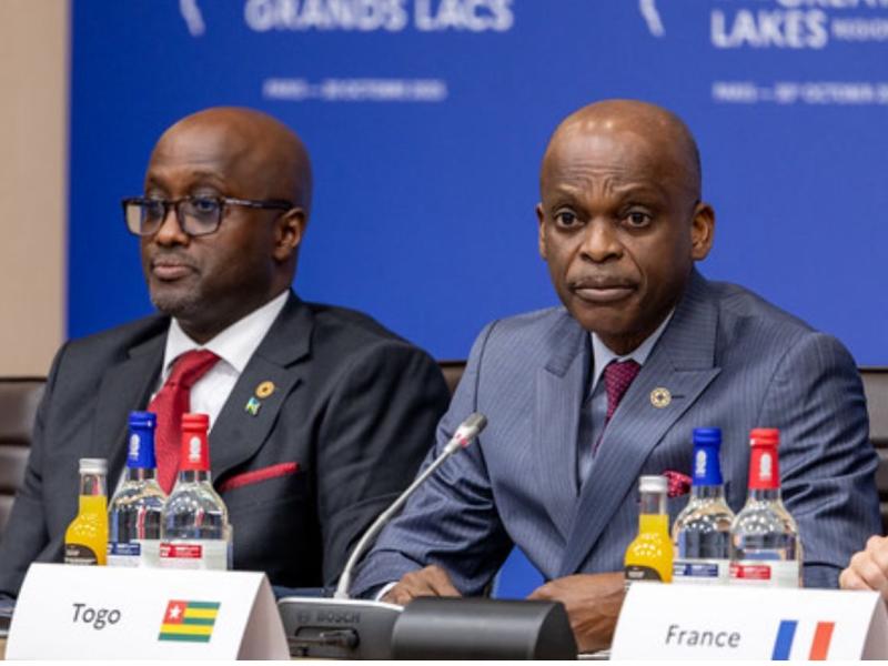 Le ministre togolais des affaires étrangères à la Conférence de Paris