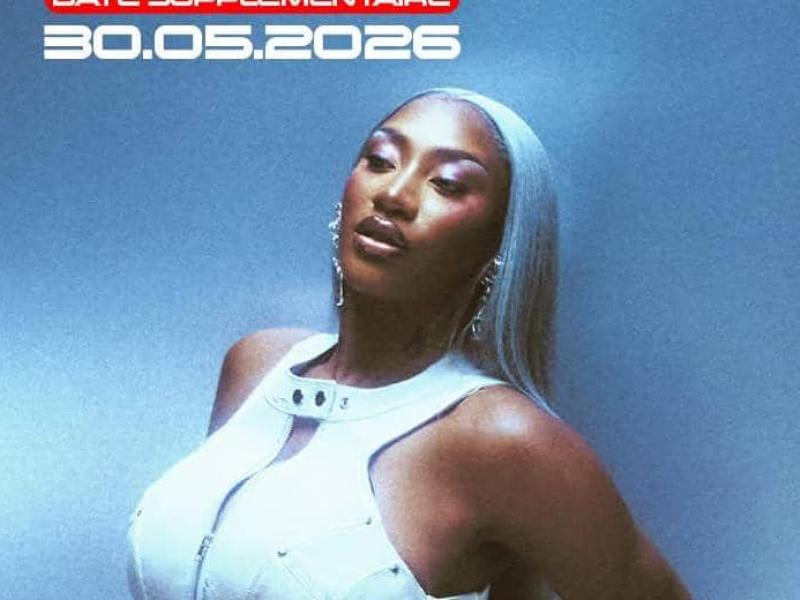 L'affiche du concert de Aya Nakamura au Stade de France.