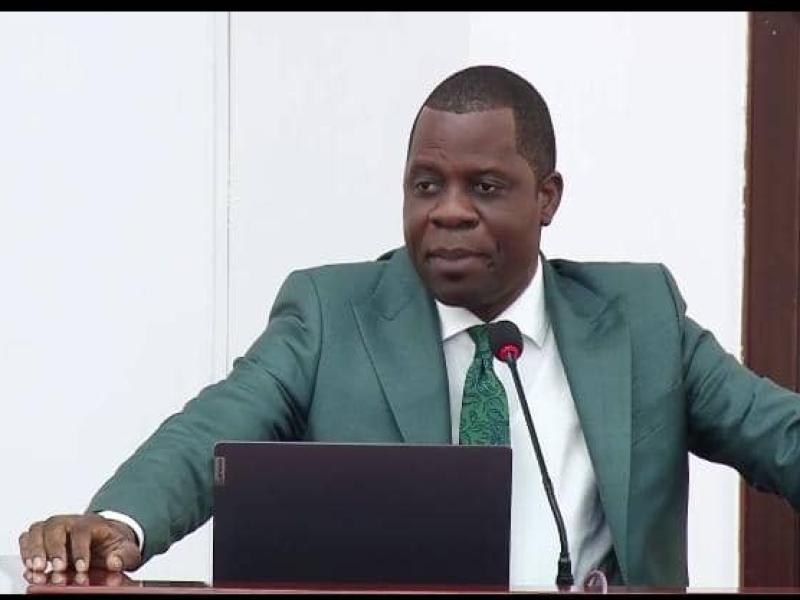 Le député provincial Nicolas Wemakoy, président de la commission PAJ