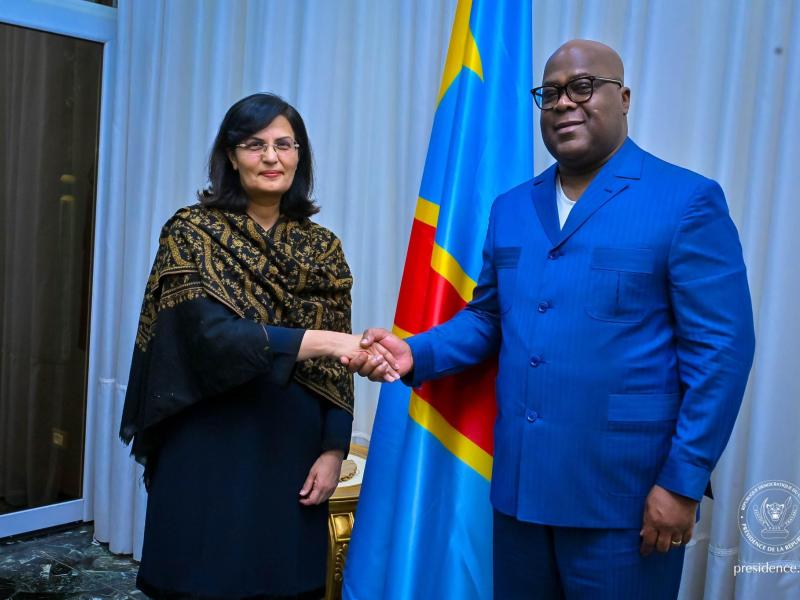 Dr Sania Nishtar, Directrice exécutive de GAVI reçu par le Président Tshisekedi