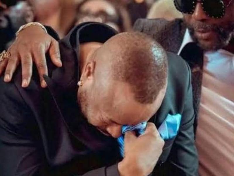 JB Mpiana lors des obsèques de Blaise Seguin Mignon Maniata. [Photo d'illustration]