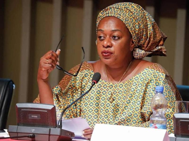 Yolande Elebe Ma Ndembo, ministre de la Culture, des Arts et du Patrimoine, en RDC