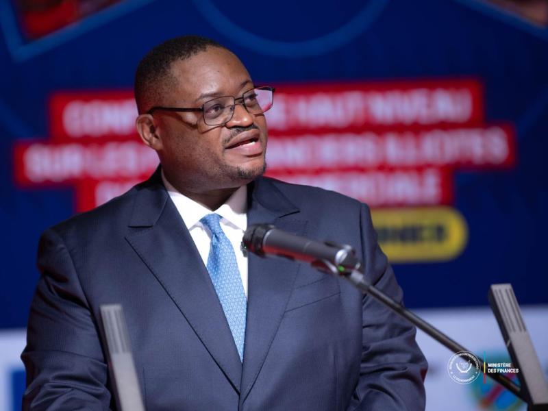 Le Ministre des finances Doudou Fwamba Linkunde li- botayi