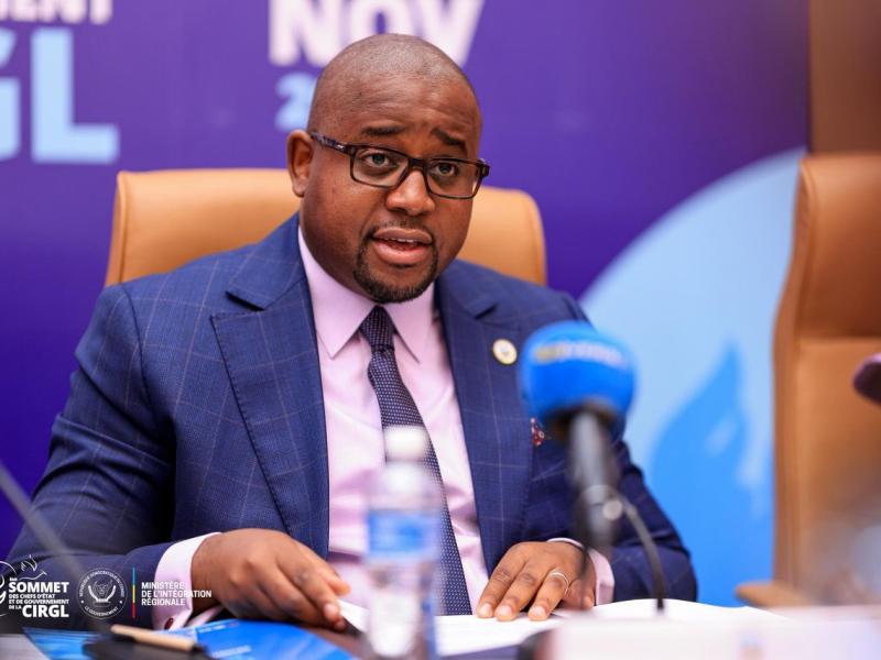 Floribert Anzuluni, ministre de l’Intégration régionale en RDC