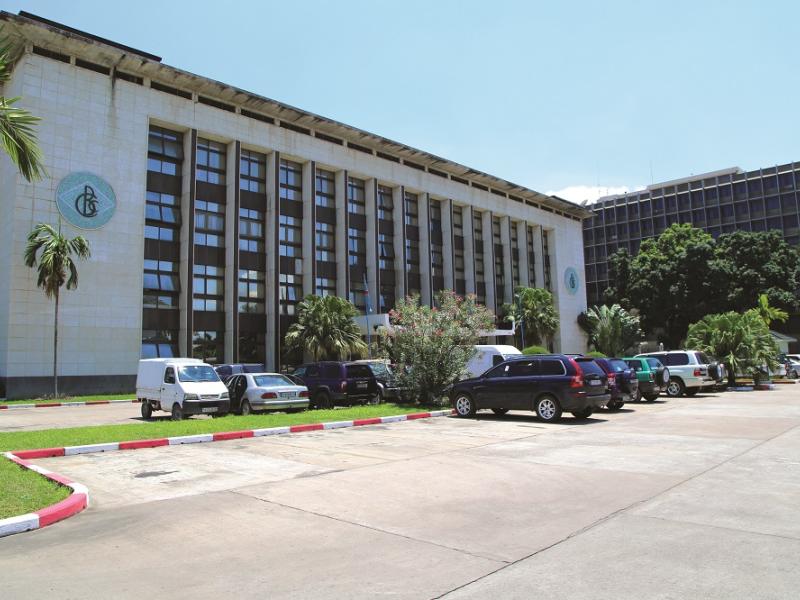 Bâtiment de la Banque Centrale du Congo à Kinshasa [photo d’illustration]