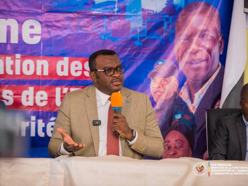 Jean-Pierre Lihau, VPM de la Fonction publique en RDC