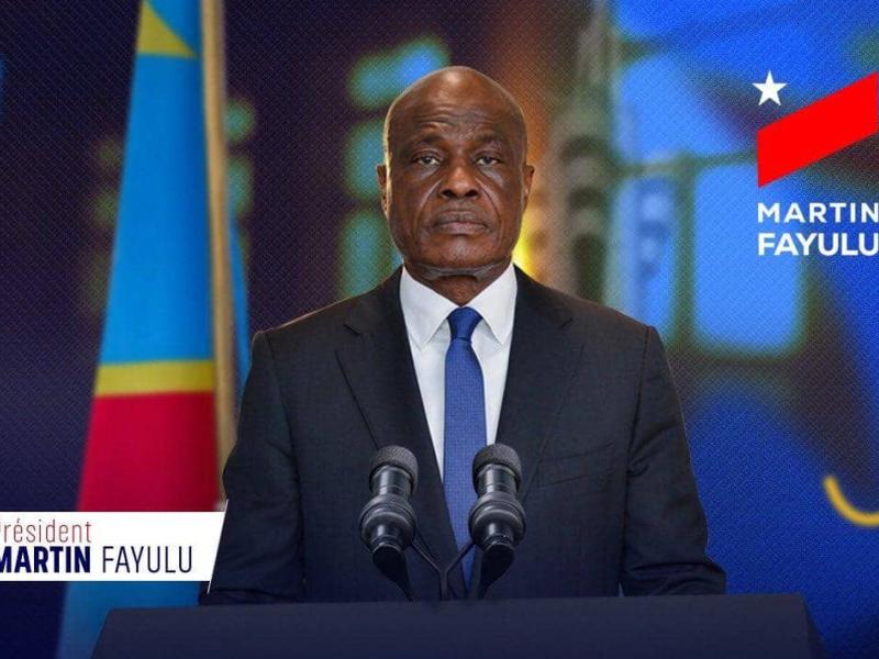 L'opposant congolais Martin Fayulu, président de l'Ecidé
