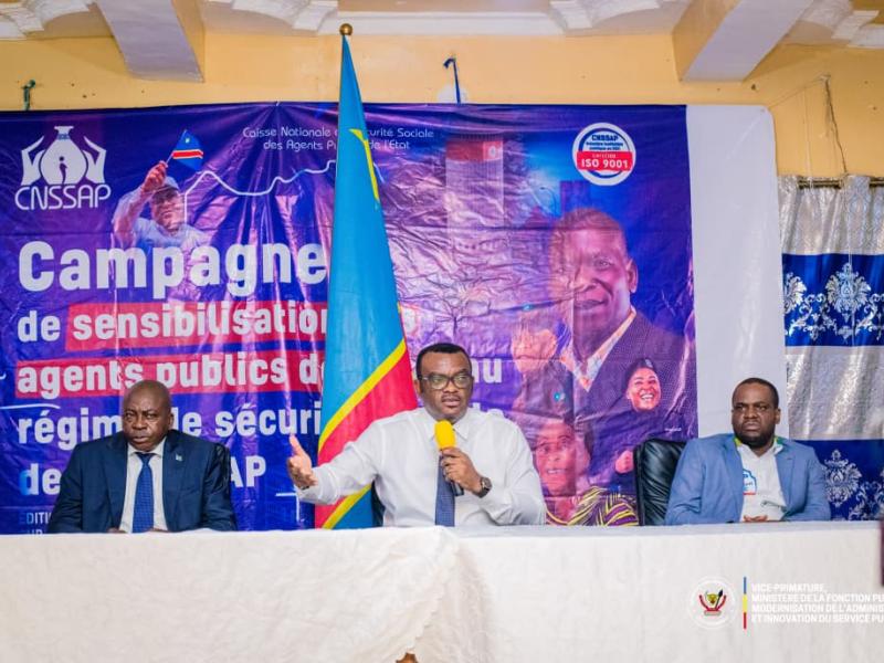 Ĺe VPM Lihau en mission à Kananga
