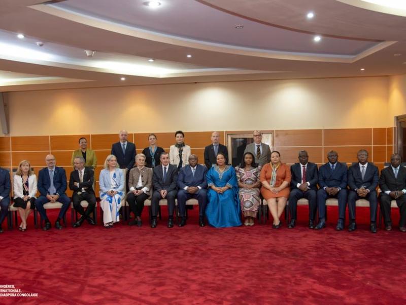 Photo de famille en marge de l’ouverture du Dialogue de Partenariat entre la RDC et l’Union Européenne