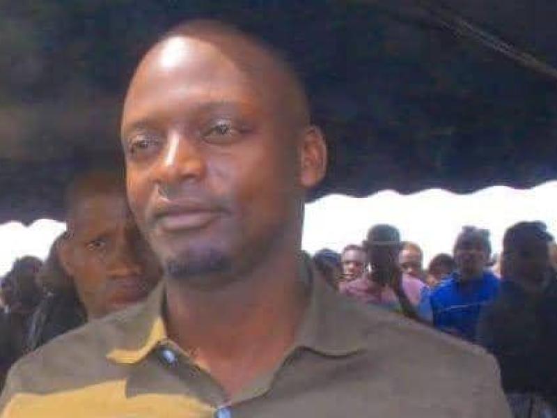 Amos Baraka, chef autoproclamé de la milice Zaïre, en Ituri