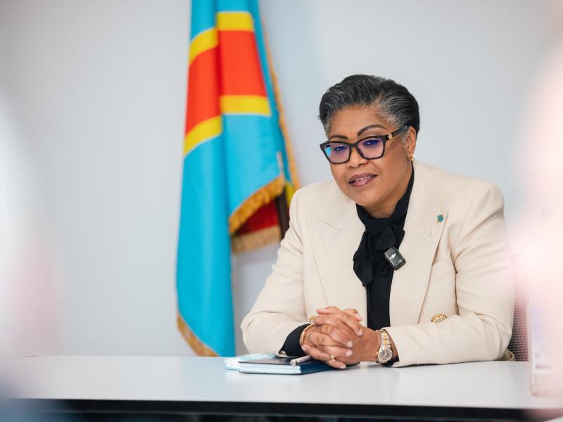 La Première Ministre de la RDC, Judith Suminwa