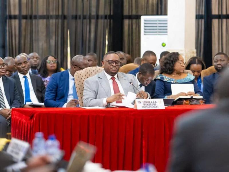 Le ministre Doudou Fwamba Likunde devant la Commission ECOFIN de l’Assemblée Nationale de la RDC
