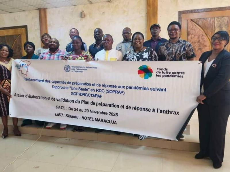 Des membres de l’INSP en atelier à Kisantu [photo d’illustration]