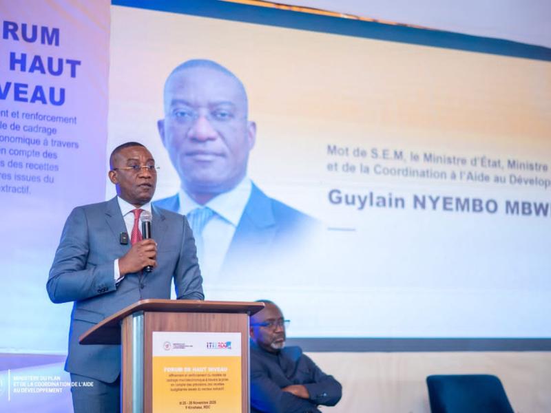 Le ministre Guylain Nyembo lance le Forum consacré l’affinement et au renforcement du modèle de cadrage macroéconomique en RDC.